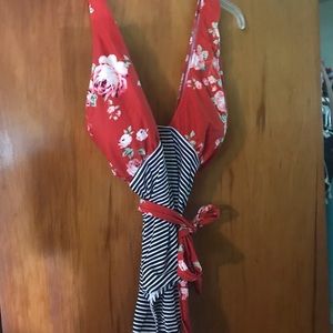 Bathing suit XXL fits more like a XL or size 14.